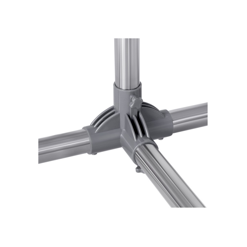 Cabideiro de pé móvel LINEA prateado