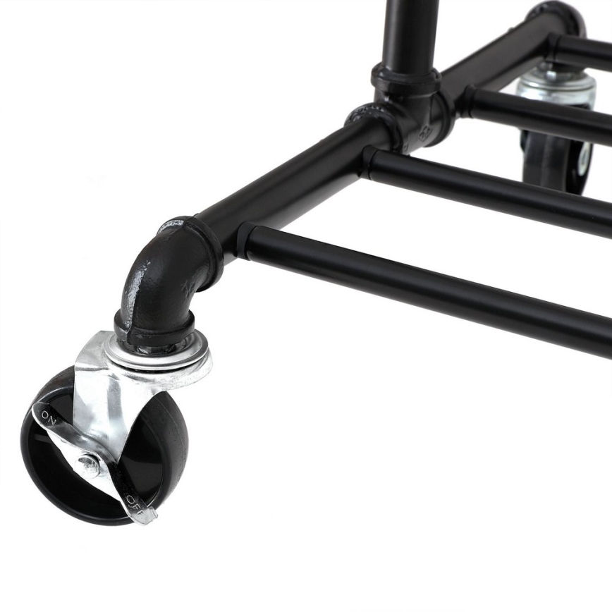 Cabideiro de pé móvel LINEA preto