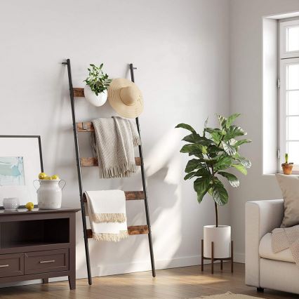 Cabideiro de pé NAVARO castanho/preto