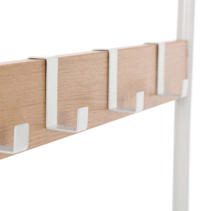 Cabideiro de pé NAVOR castanho/branco