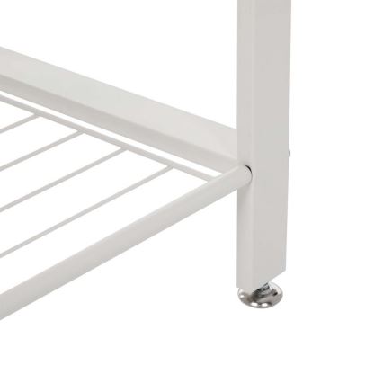 Cabideiro de pé NAVOR castanho/branco