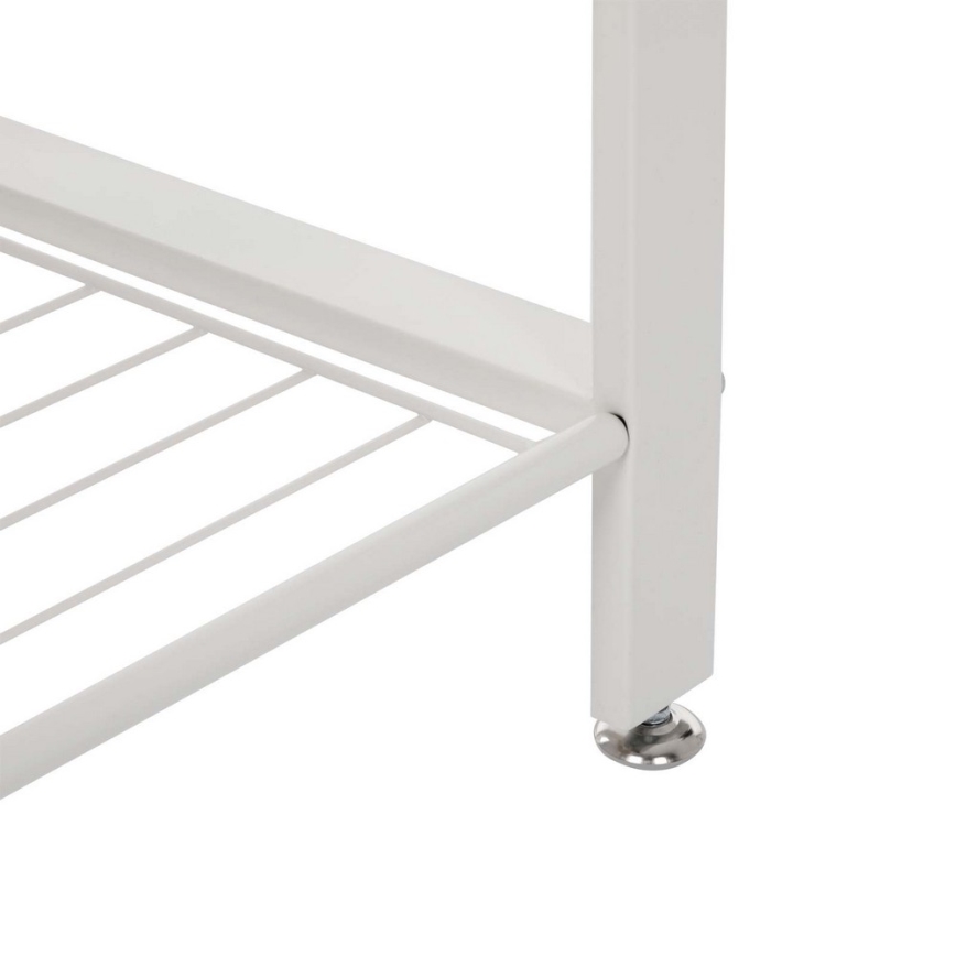 Cabideiro de pé NAVOR castanho/branco