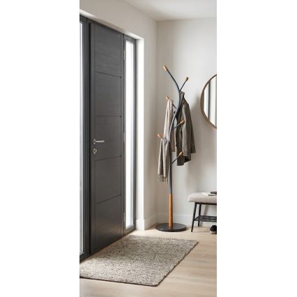 Cabideiro de pé STILE 186x38 cm preto
