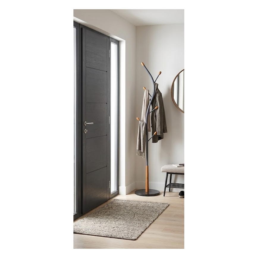 Cabideiro de pé STILE 186x38 cm preto