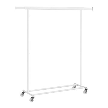 Cabideiro móvel de pé LINEA, branco