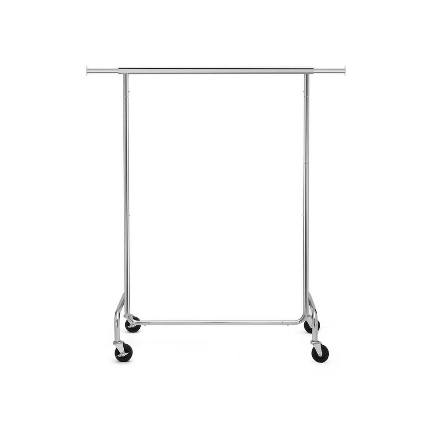 Cabideiro móvel JEAN 110/150x160x45 cm prateado
