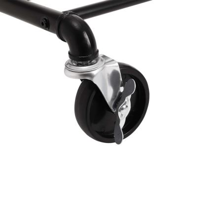 Cabideiro móvel LINEA preto