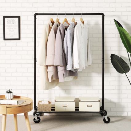 Cabideiro móvel LINEA preto