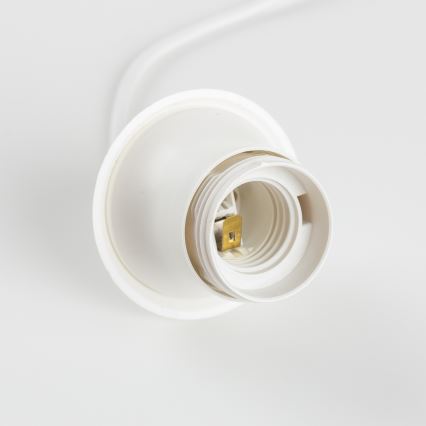 Cabo de alimentação EDI 1xE27/60W/230V 90 cm branco