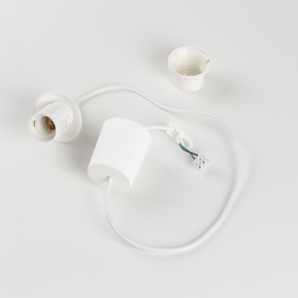 Cabo de alimentação EDI 1xE27/60W/230V 90 cm branco