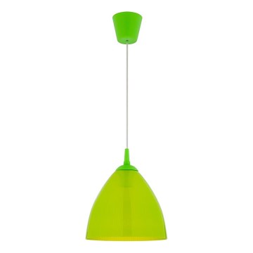 Cabo de alimentação EDI 1xE27/60W/230V 90 cm verde