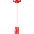 Cabo de carregamento 1xE27/60W/230V vermelho/porcelana