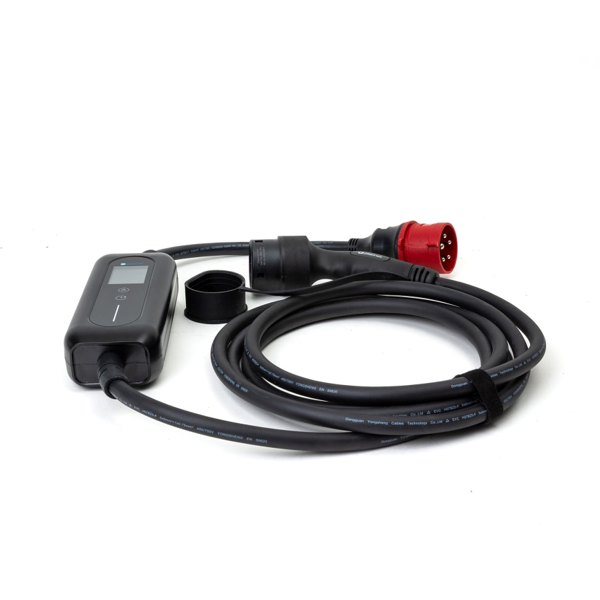 Cabo de carregamento para carros elétricos tipo 2 5 m 11kW 16A IP54 Tuya