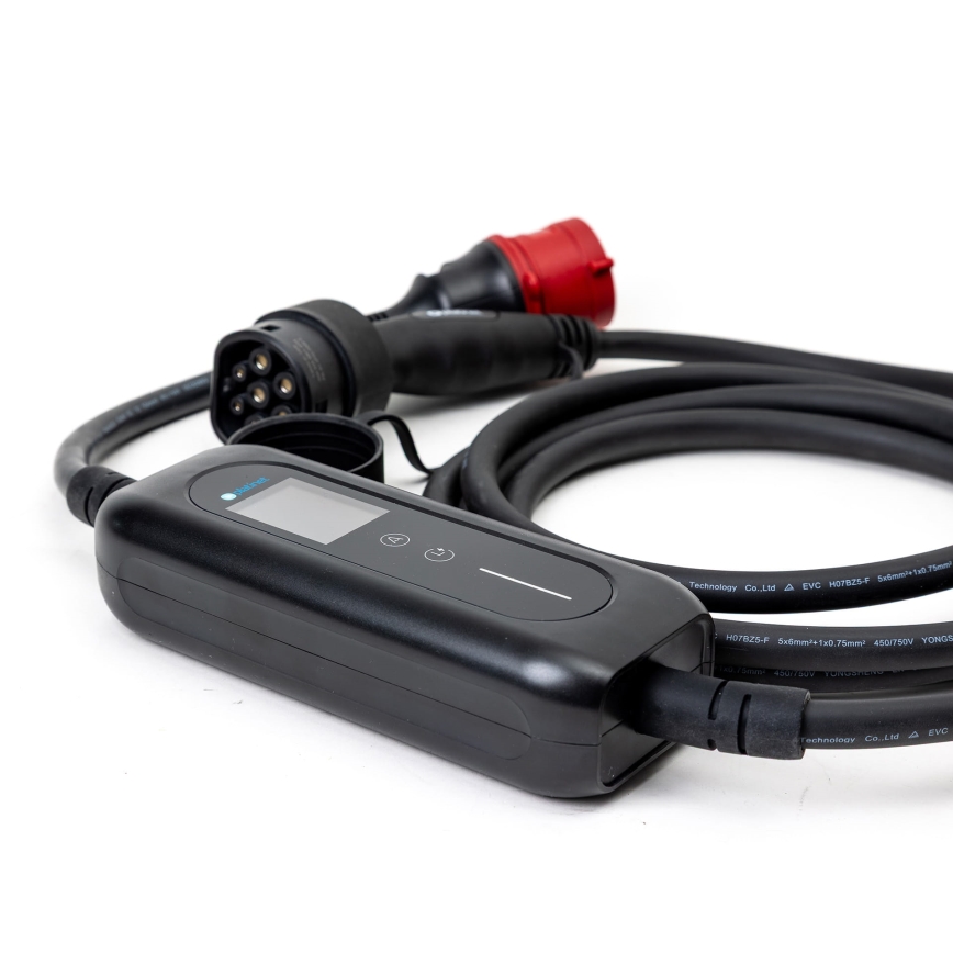 Cabo de carregamento para carros elétricos tipo 2 5 m 11kW 16A IP54 Tuya