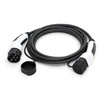 Cabo de carregamento para carros elétricos tipo 2 5m 22kW 32A IP54