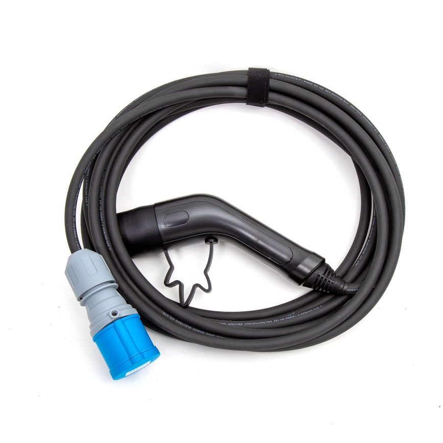 Cabo de carregamento para autocaravanas elétricas tipo 2, 7 m, 3,6 kW, 16 A