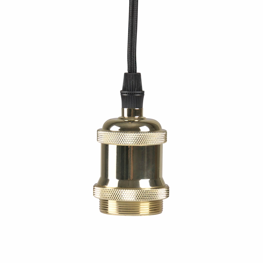 Cabo de carregar 1xE27/20W/230V dourado