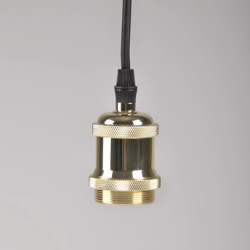 Cabo de carregar 1xE27/20W/230V dourado