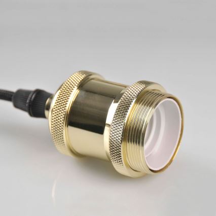 Cabo de carregar 1xE27/20W/230V dourado