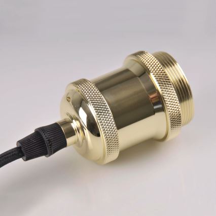 Cabo de carregar 1xE27/20W/230V dourado