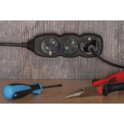 Extensão de cabo 5Z 3m preta