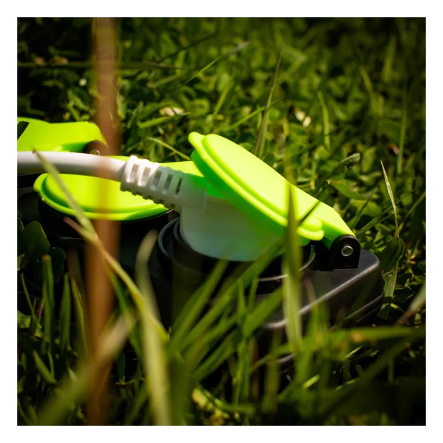 Cabo de extensão com interruptor, 3 tomadas, 10m, IP44