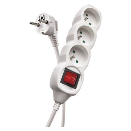 Cabo de extensão com interruptor 3Z 3m