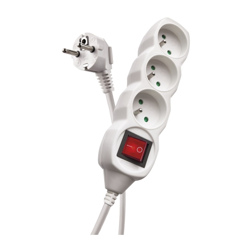 Cabo de extensão com interruptor 3Z 3m