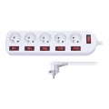 Cabo de extensão com interruptores 3 m