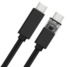 Cabo USB Conector USB-C 2.0 1m preto