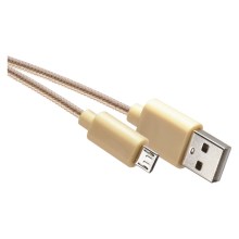 Cabo USB USB 2.0 A konektor/USB B micro konektor dourado