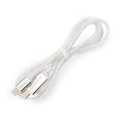 Cabo USB USB-C / Lightning conector com LED retroiluminação 27W 1m branco