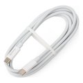 Cabo USB USB-C / USB-C conector 100W 1,5m branco