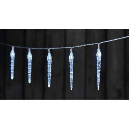 Cadeia de luzes de Natal LED 10xLED/2xAA 1,65m