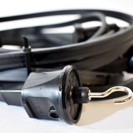 Cadeia decorativa exterior GIRLANDA 6,5 m 5xE27/15W/230V IP44