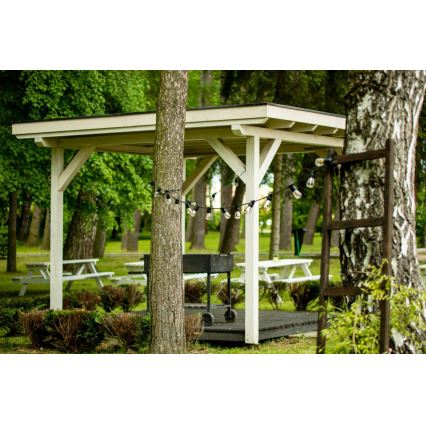 Cadeia decorativa exterior MIMOSA 20xE27/1,3W/230V IP44 20m