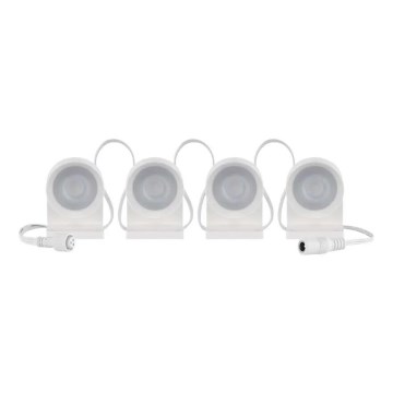 Cadeia Decorativa LED RGBIC+CCT com Iluminação Pontual GoSmart - Extensão 4xLED/7W/230V 85 cm Wi-Fi Tuya