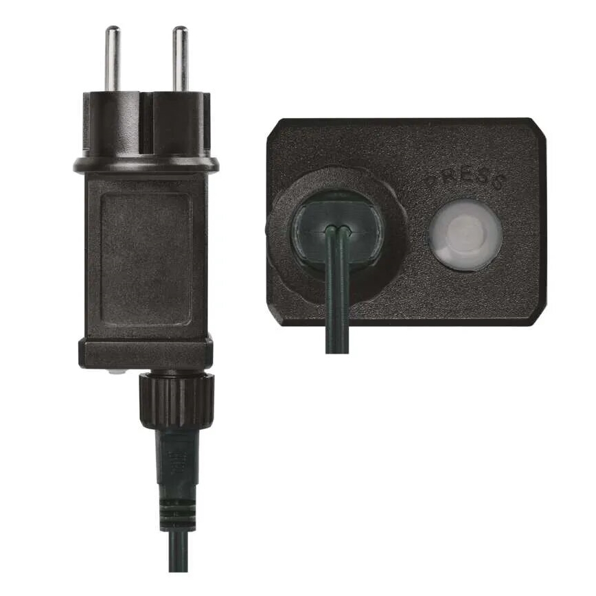 Cadeia de luzes LED exterior para Natal 120xLED/17m IP44 branco quente