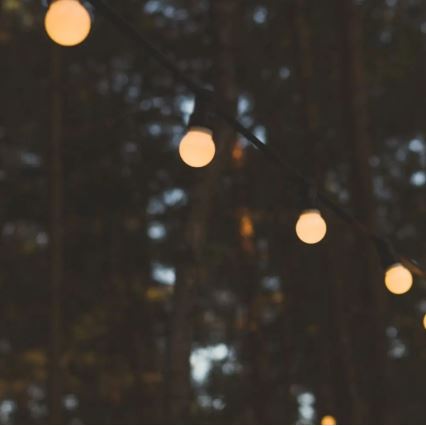 Cadeia de luzes LED para exterior STRING 5m 10xLED/0,5W/230V IP44 3000K