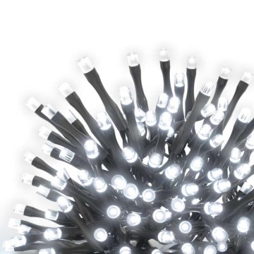 Cadeia luminosa LED de Natal para exterior 100xLED/15m IP44 branco frio