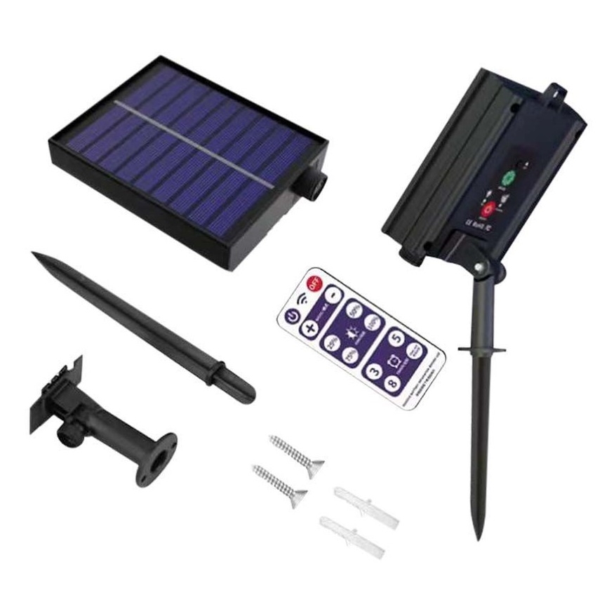 Cadeia Solar LED 10xLED/0,5/4,5V 12 m 3000K IP44 1200 mAh + controlo remoto