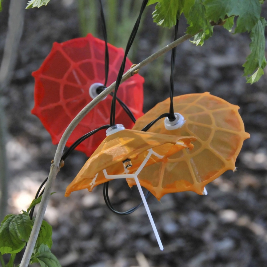 Cadeia Solar LED 10xLED/1,2V 300 mAh 3,8 m IP44 guarda-chuvas