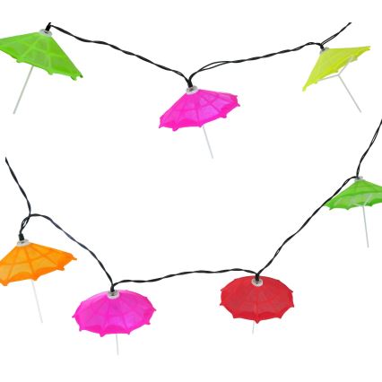 Cadeia Solar LED 10xLED/1,2V 300 mAh 3,8 m IP44 guarda-chuvas