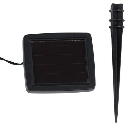 Cadeia Solar LED 10xLED/1W/1,2V 1xAA 2 m IP44 3000K 300 mAh