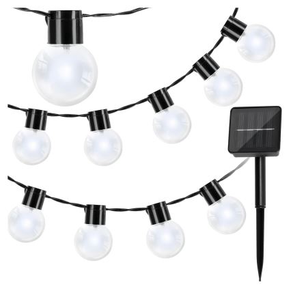 Cadeia de Luzes LED Solar 30xLED/0,12W/1,2V 1xAA IP44 3000K 400 mAh