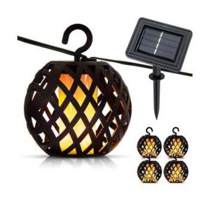 Cadeia Solar LED 60xLED/2m 400 mAh IP44