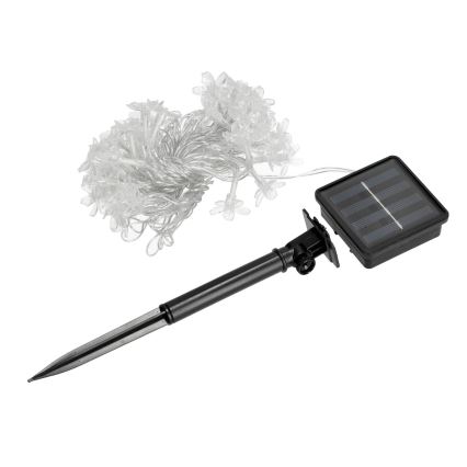 Cadeia Solar LED RGB 50xLED/0,12W/1,2V 1xAA IP44 600 mAh