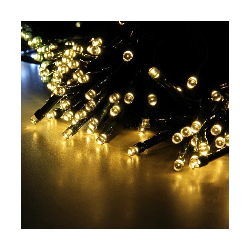 Cadeia Solar LED SHINE 100xLED/1,2V 400 mAh 11,9 m IP44