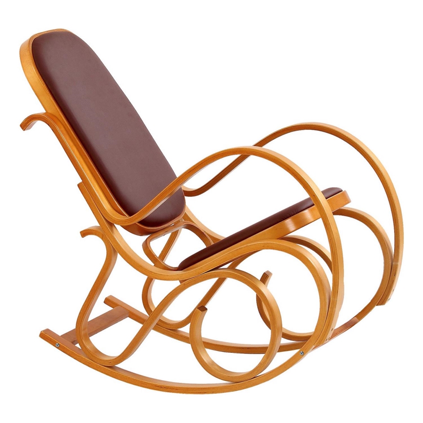 Cadeira de baloiço MAX BIS 95x52 cm castanho