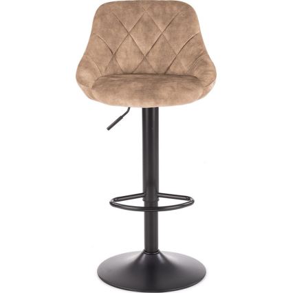 Cadeira de bar 106x47 cm preta/marrom